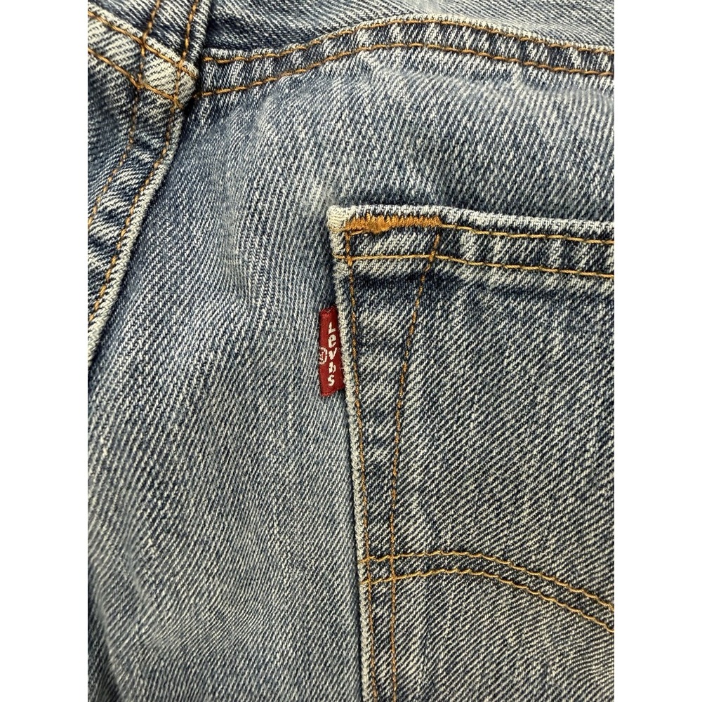 Levis 501 Jeans Mens Tagged 36x29 Actual W36 27 Medium Wash Button Fly Denim - Picture 10 of 14